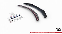 Heck Spoiler Aufsatz Abrisskante für Mercedes-AMG A 45 S W177 schwarz Hochglanz