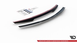 Heck Spoiler Aufsatz Abrisskante passend für Mercedes-AMG A 45 S W177 schwarz Hochglanz