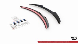 Heck Spoiler Aufsatz Abrisskante passend für Mini Countryman Mk2 F60 JCW schwarz Hochglanz