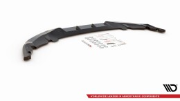 Cup Spoilerlippe Front Ansatz V.1 passend für Mini Countryman Mk2 F60 JCW schwarz Hochglanz