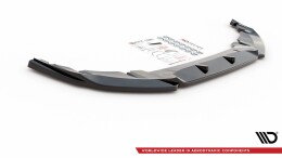 Cup Spoilerlippe Front Ansatz V.2 passend für Mini Countryman Mk2 F60 JCW schwarz Hochglanz