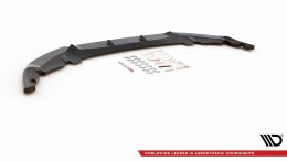 Cup Spoilerlippe Front Ansatz V.2 passend für Mini Countryman Mk2 F60 JCW schwarz Hochglanz