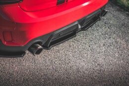 Mittlerer Cup Diffusor Heck Ansatz passend für Mini Countryman Mk2 F60 JCW schwarz Hochglanz