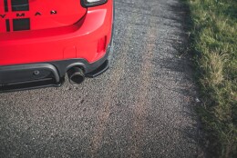 Heck Ansatz Flaps Diffusor passend für Mini Countryman Mk2 F60 JCW schwarz Hochglanz