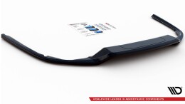 Mittlerer Cup Diffusor Heck Ansatz passend für VW Passat B8 schwarz Hochglanz