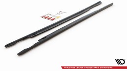 Seitenschweller Ansatz Cup Leisten passend für VW Passat B8 schwarz Hochglanz