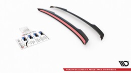 Heck Spoiler Aufsatz Abrisskante passend für VW Passat B8 Variant schwarz Hochglanz