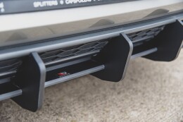 Street Pro Heckschürze Heck Ansatz Diffusor V.2 für VW Golf 7 GTI