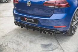 Street Pro Heckschürze Heck Ansatz Diffusor für VW Golf 7 R Facelift