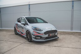 Street Pro Front Stoßstangen Flaps passend für Ford Fiesta Mk8 ST / ST-Line Flaps matt