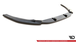 Cup Spoilerlippe Front Ansatz V.2 passend für Audi RS5 F5 Facelift schwarz Hochglanz