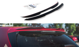 Heck Spoiler Aufsatz Abrisskante für Peugeot 308 GT Mk2 Facelift schwarz Hochglanz