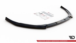 Cup Spoilerlippe Front Ansatz V.1 passend für Peugeot 308 GT Mk2 Facelift schwarz Hochglanz