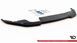 Mittlerer Cup Diffusor Heck Ansatz passend für Peugeot 308 GT Mk2 Facelift schwarz Hochglanz