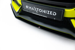 Street Pro Cup Spoilerlippe Front Ansatz V.2 passend passend für Honda Civic X Type-R SCHWARZ
