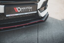 Street Pro Cup Spoilerlippe Front Ansatz V.2 passend passend für Honda Civic X Type-R rot