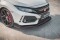 Street Pro Cup Spoilerlippe Front Ansatz V.2 passend passend für Honda Civic X Type-R rot