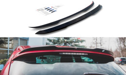 Heck Spoiler Aufsatz Abrisskante passend für Citroen DS4 schwarz Hochglanz