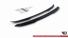 Heck Spoiler Aufsatz Abrisskante passend für Citroen DS4 schwarz Hochglanz