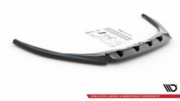 Cup Spoilerlippe Front Ansatz für Citroen DS4 schwarz matt