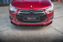 Cup Spoilerlippe Front Ansatz passend für Citroen DS4 schwarz matt