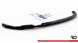Mittlerer Cup Diffusor Heck Ansatz passend für Citroen DS4 schwarz Hochglanz