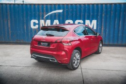 Seitenschweller Ansatz Cup Leisten passend für Citroen DS4 schwarz matt