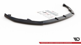 Cup Spoilerlippe Front Ansatz V.2 für Peugeot 308 Mk2 FL schwarz Hochglanz