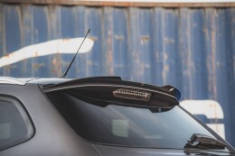 Heck Spoiler Aufsatz Abrisskante für Peugeot 308 SW Mk2 FL schwarz Hochglanz