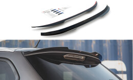 Heck Spoiler Aufsatz Abrisskante passend für Peugeot 308 SW Mk2 Facelift schwarz Hochglanz