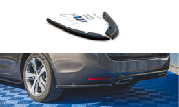 Street+ Heck Ansatz Flaps passend für Peugeot 308 SW Mk2 schwarz Hochglanz