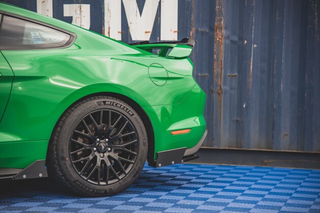 Heck Ansatz Flaps Diffusor V.1 + Flaps für Ford Mustang GT Mk6 Facelift