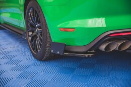 Heck Ansatz Flaps Diffusor V.1 + Flaps für Ford Mustang GT Mk6 Facelift