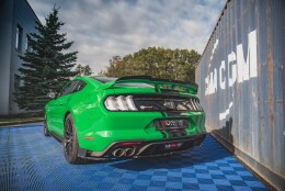 Heck Ansatz Flaps Diffusor V.1 + Flaps passend für Ford Mustang GT Mk6 Facelift