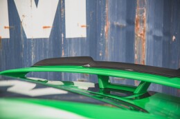 Heck Spoiler Aufsatz Abrisskante für Ford Mustang GT Mk6 Facelift schwarz Hochglanz