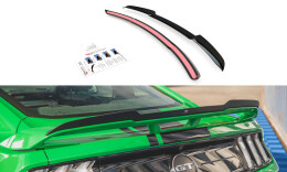Heck Spoiler Aufsatz Abrisskante passend für Ford Mustang GT Mk6 Facelift schwarz Hochglanz
