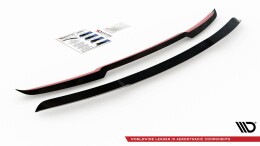 Heck Spoiler Aufsatz Abrisskante passend für Ford Mustang GT Mk6 Facelift schwarz Hochglanz