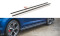 Street Pro Seitenschweller Ansatz Cup Leisten passend für VW Polo GTI Mk6 rot
