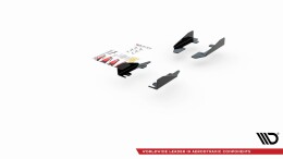 Seitenschweller Flaps passend für VW Polo GTI Mk6 schwarz Hochglanz