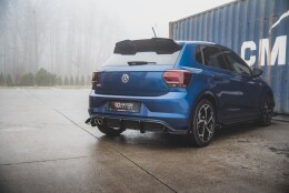 Hintere Seiten Flaps für VW Polo GTI Mk6 schwarz Hochglanz