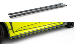 Street Pro Seitenschweller Ansatz Cup Leisten V.2 für Honda Civic Type-R Mk10 / Mk10 Facelift