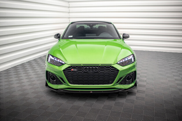 Cup Spoilerlippe Front Ansatz V.1 + Flaps für Audi RS5 F5 Facelift