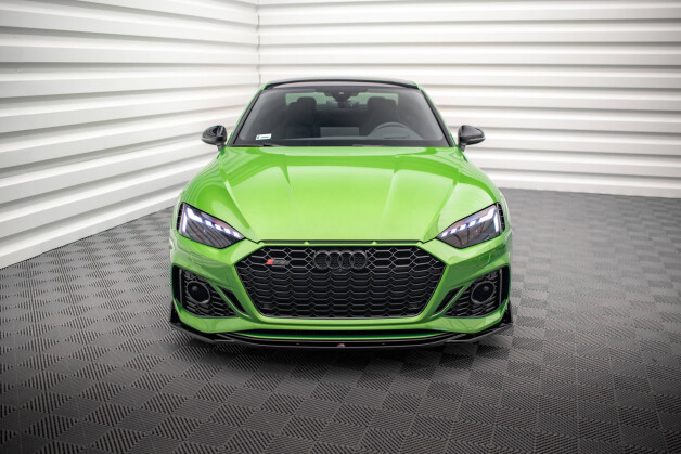 Street+ Spoilerlippe Front Ansatz V.1 + Flaps passend für Audi RS5 F5 FL