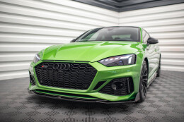 Cup Spoilerlippe Front Ansatz V.1 + Flaps für Audi RS5 F5 Facelift