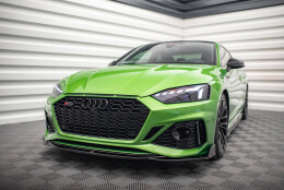 Cup Spoilerlippe Front Ansatz V.1 + Flaps passend für Audi RS5 F5 Facelift