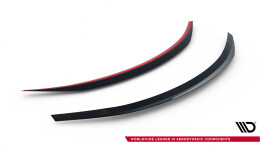 Heck Spoiler Aufsatz Abrisskante passend für Lexus LC 500 schwarz Hochglanz