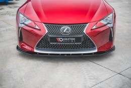 Cup Spoilerlippe Front Ansatz V.1 passend für Lexus LC 500 schwarz Hochglanz