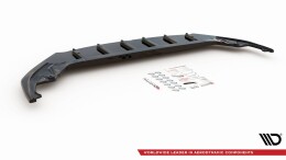 Cup Spoilerlippe Front Ansatz V.1 passend für Lexus LC 500 schwarz Hochglanz