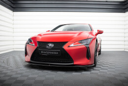 Street+ Spoilerlippe Front Ansatz V.2 passend für Lexus LC 500 schwarz Hochglanz