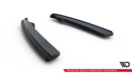 Heck Ansatz Flaps Diffusor passend für Lexus LC 500 schwarz Hochglanz